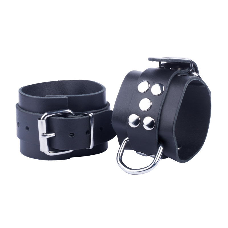 The Red Menottes en cuir Ultra Noires